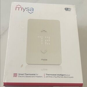 Mysa Smart Thermostat for Electric Baseboard Heaters - White